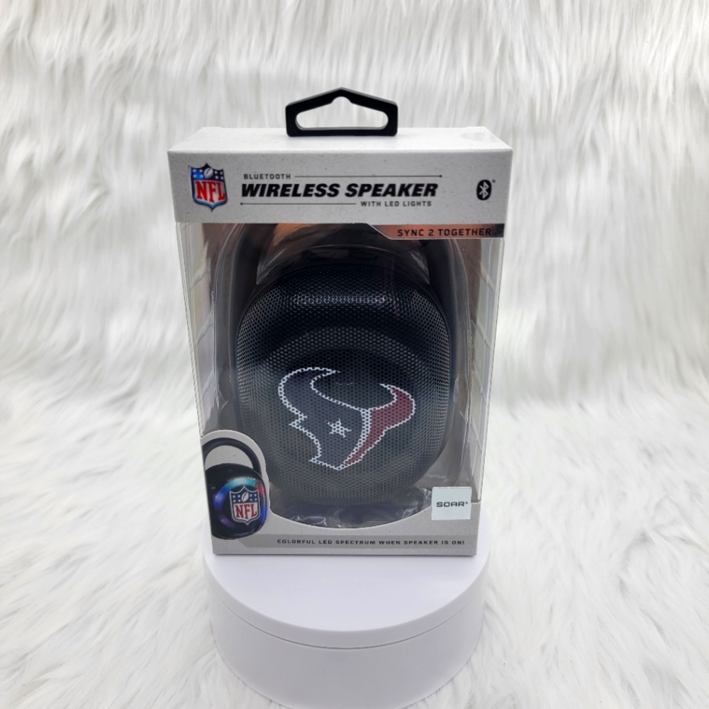 NFL Houston Texans bluetooth wireless speaker.